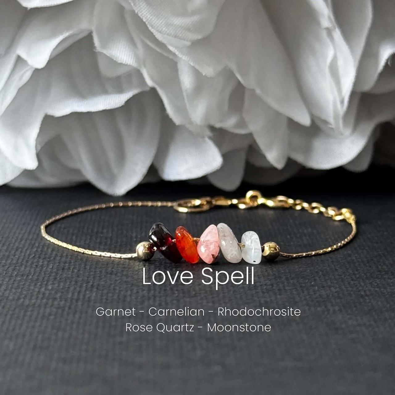 Love Spell Raw Crystal Bracelet