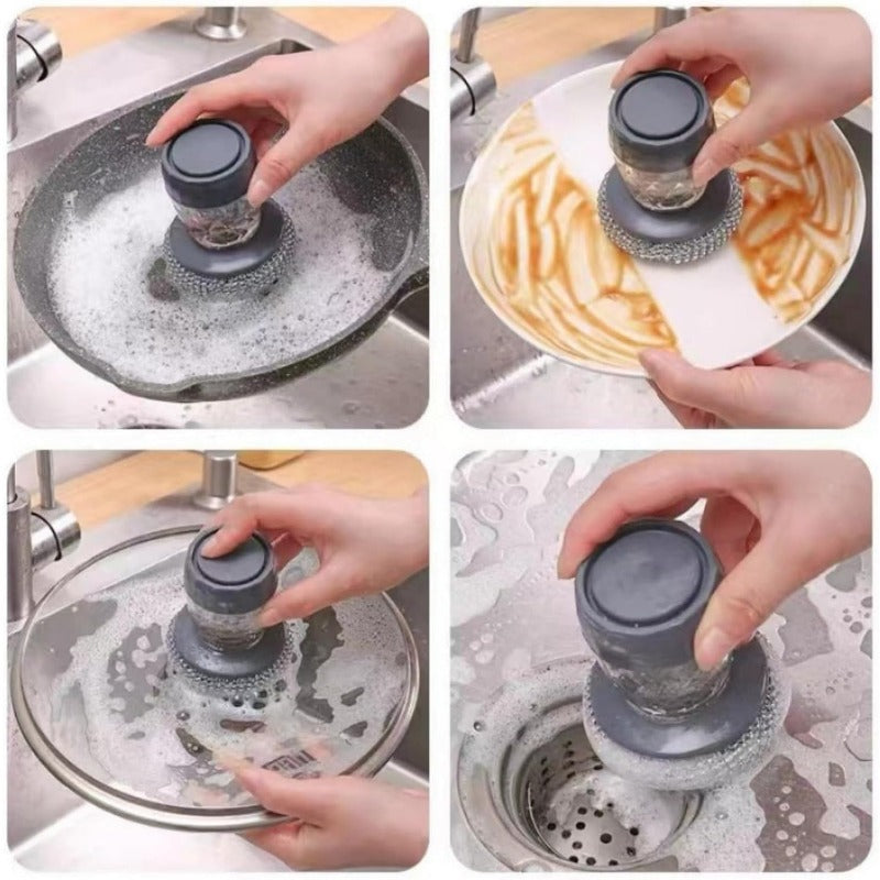 Soap-Dispensing PTE Scrubber 