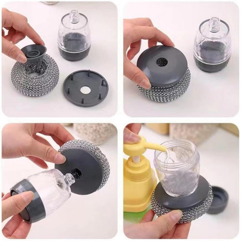 Soap-Dispensing PTE Scrubber 