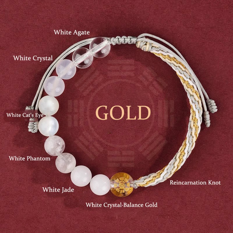 Five Elements Various Crystal Agate Wealth Bracelet