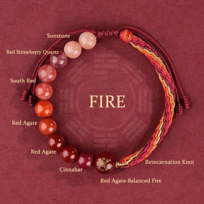 Five Elements Various Crystal Agate Wealth Bracelet