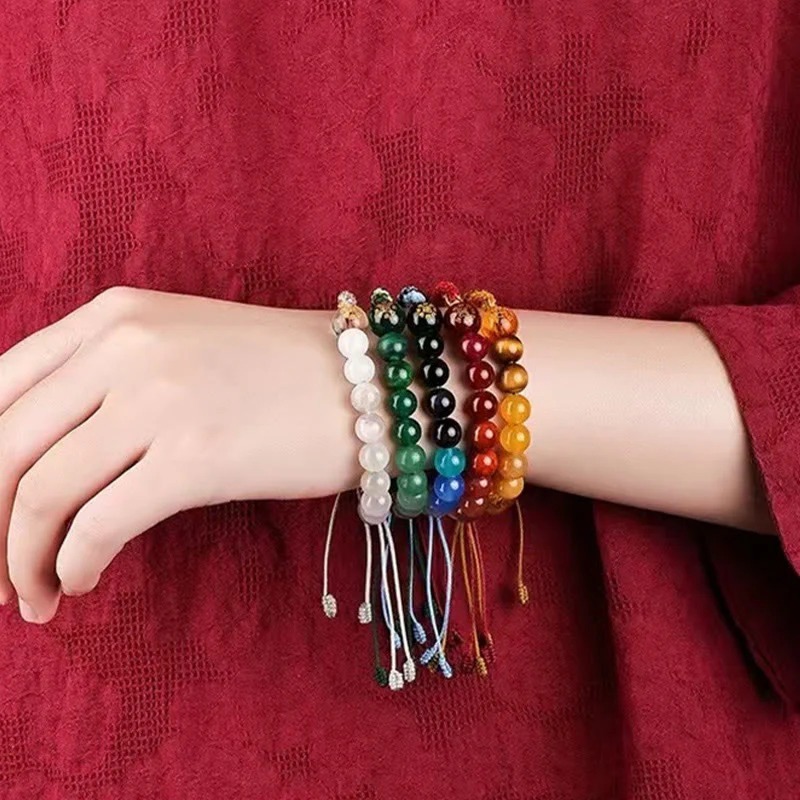Five Elements Various Crystal Agate Wealth Bracelet