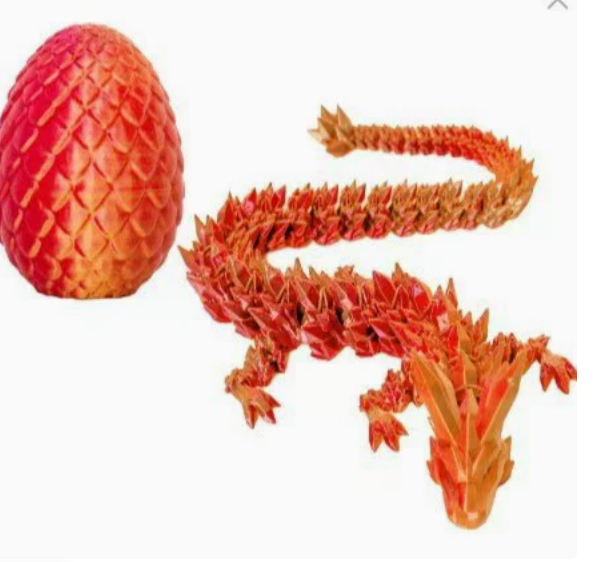 3D Printed Dragon Egg