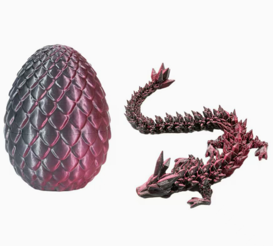 3D Printed Dragon Egg
