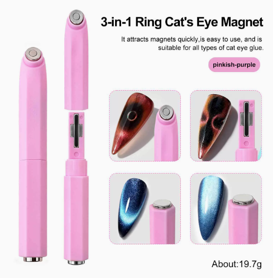 3-in-1 Ring Cat Eye Magnet