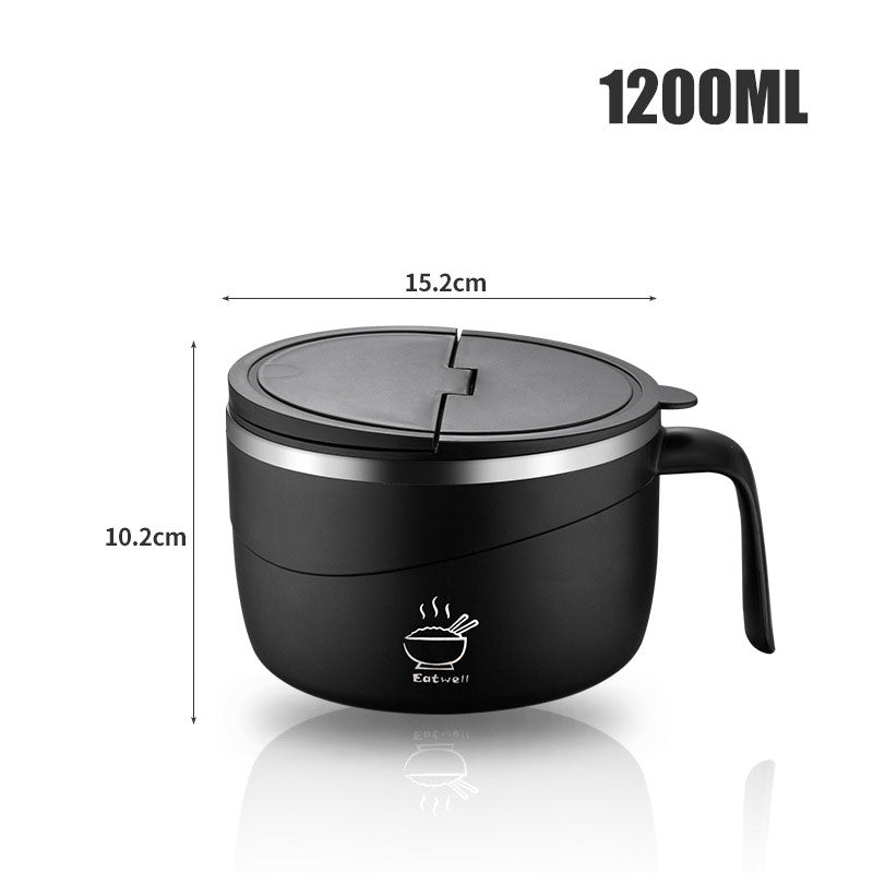 304 Stainless Steel Insulated Ramen Bowl