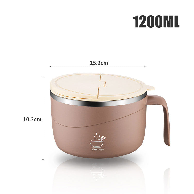 304 Stainless Steel Insulated Ramen Bowl