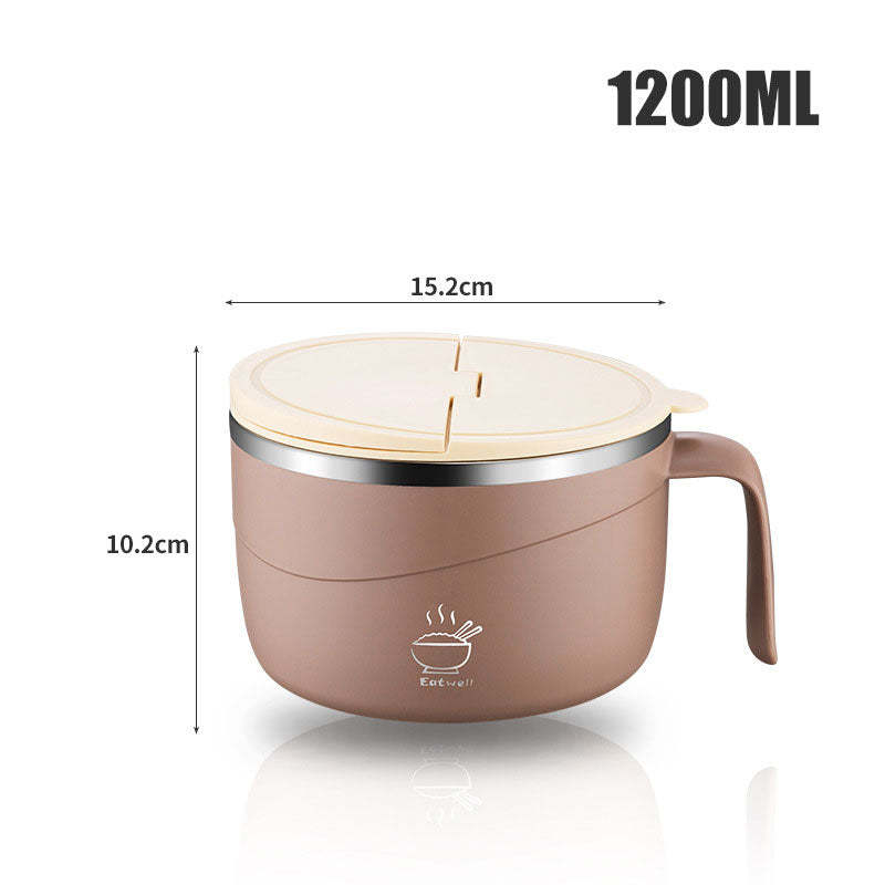 304 Stainless Steel Insulated Ramen Bowl