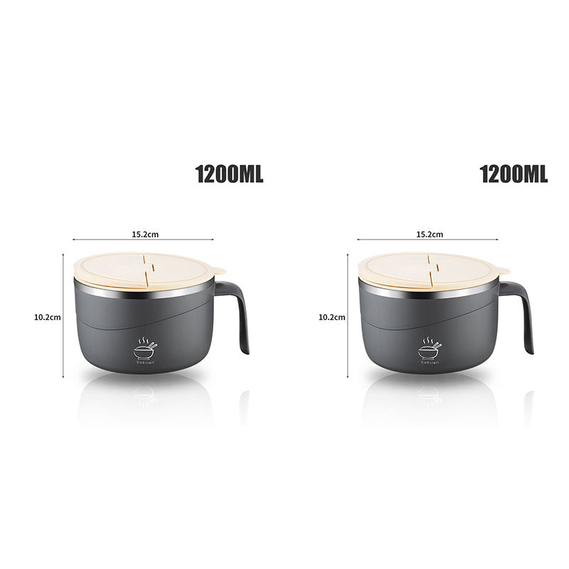 304 Stainless Steel Insulated Ramen Bowl