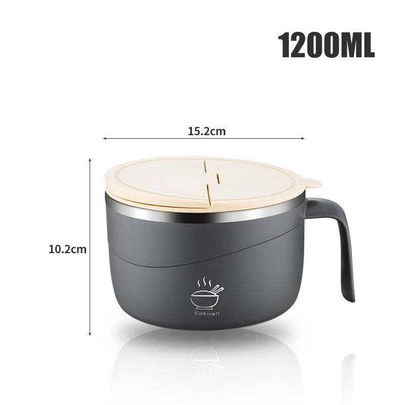 304 Stainless Steel Insulated Ramen Bowl