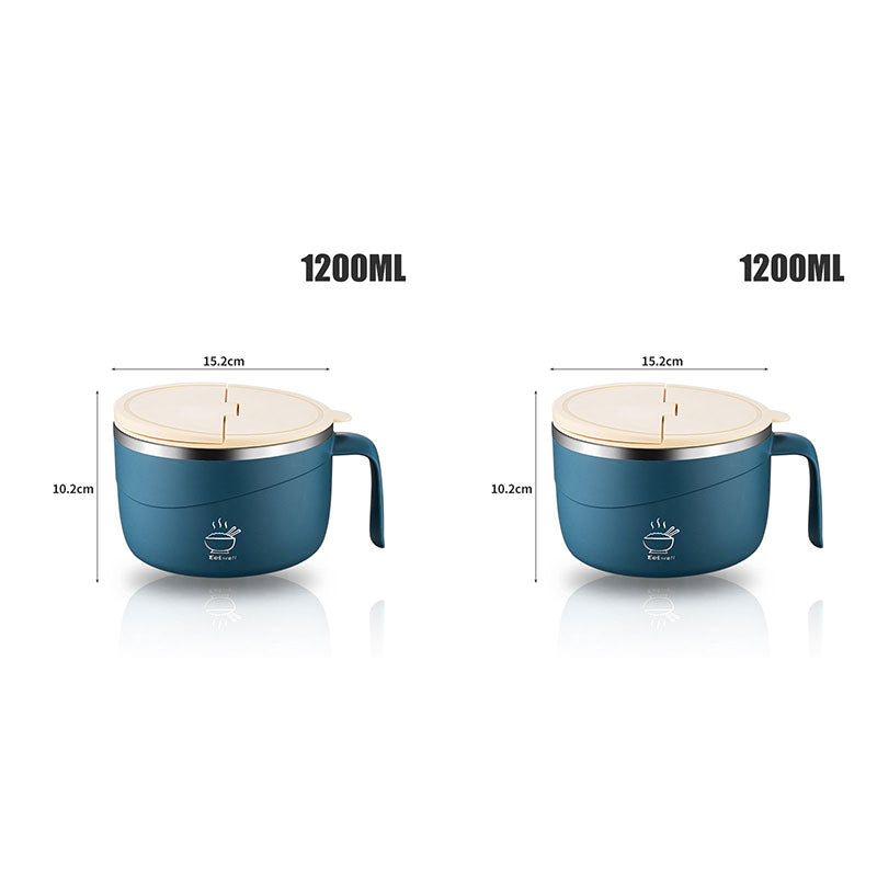 304 Stainless Steel Insulated Ramen Bowl