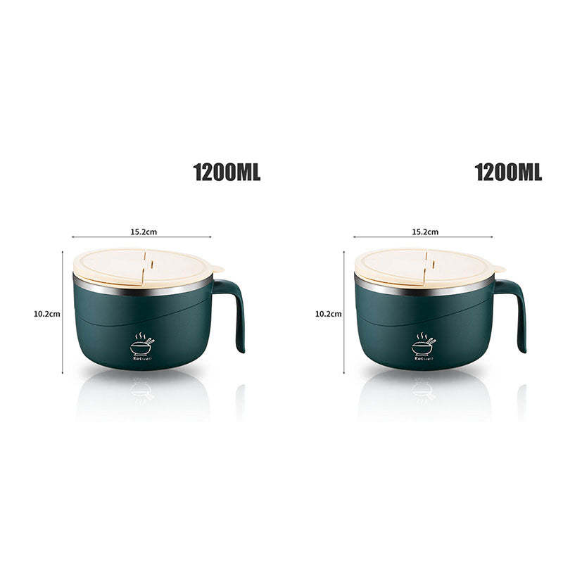 304 Stainless Steel Insulated Ramen Bowl