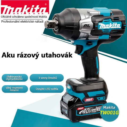 [Zasíláme z Japonska] Elektrický rázový utahovák Makita TW001 2000N.m/40V