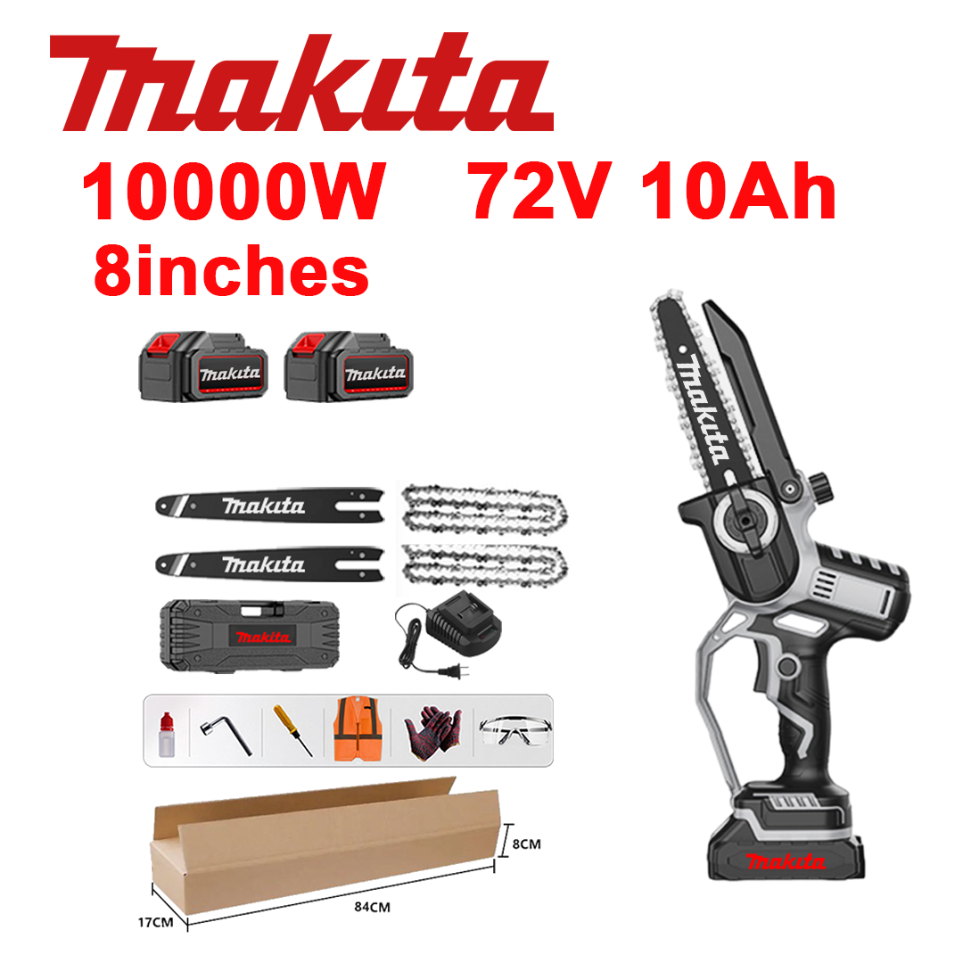 Kombinace nůžek Makita 15000W + motorové pily 15000W s bezkartáčovým motorem a lithium-iontovou bate