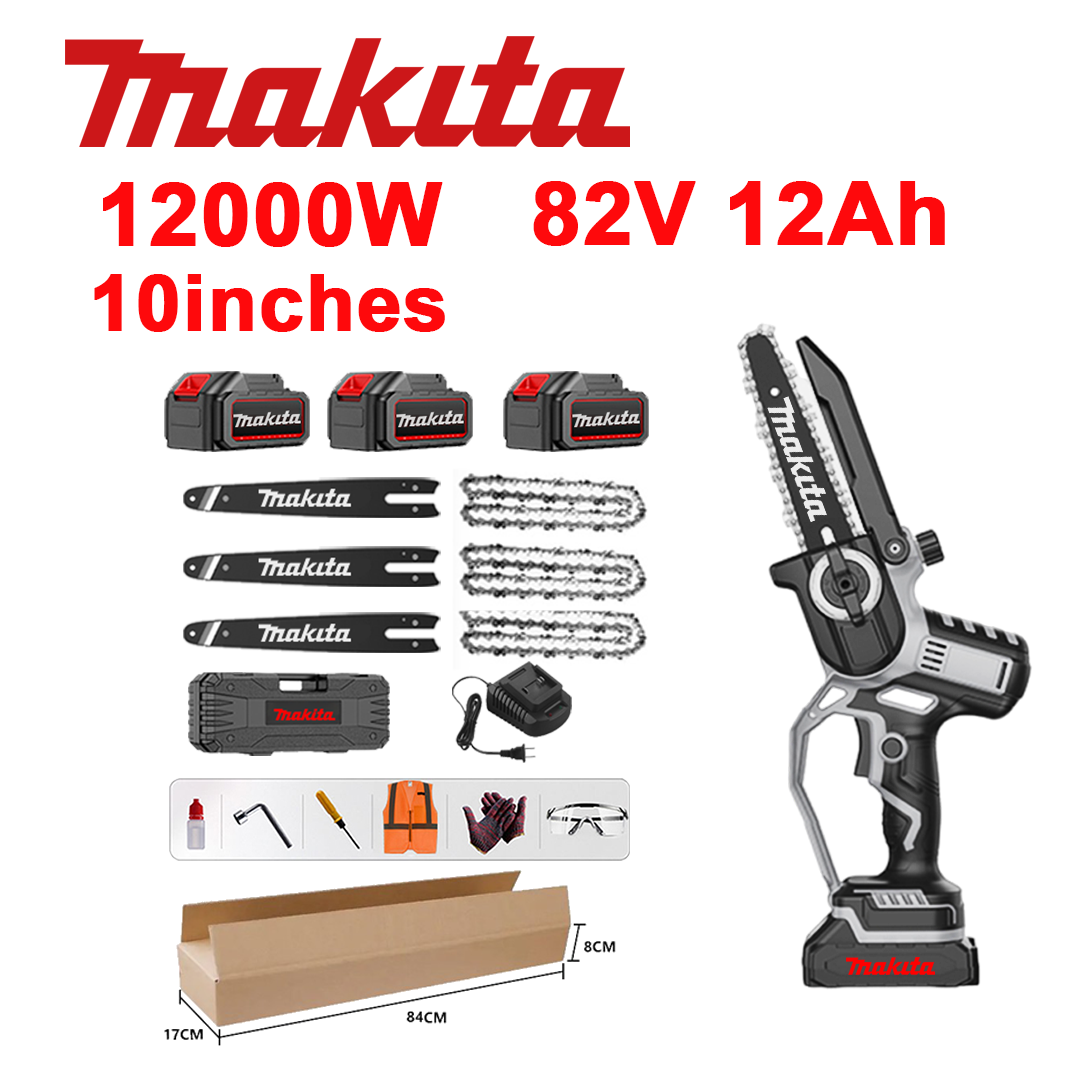 Kombinace nůžek Makita 15000W + motorové pily 15000W s bezkartáčovým motorem a lithium-iontovou bate