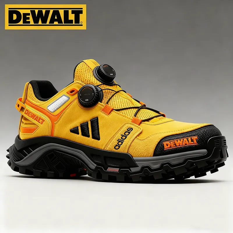 Nová pánská pracovní obuv od značek DEWALT a Adidas.