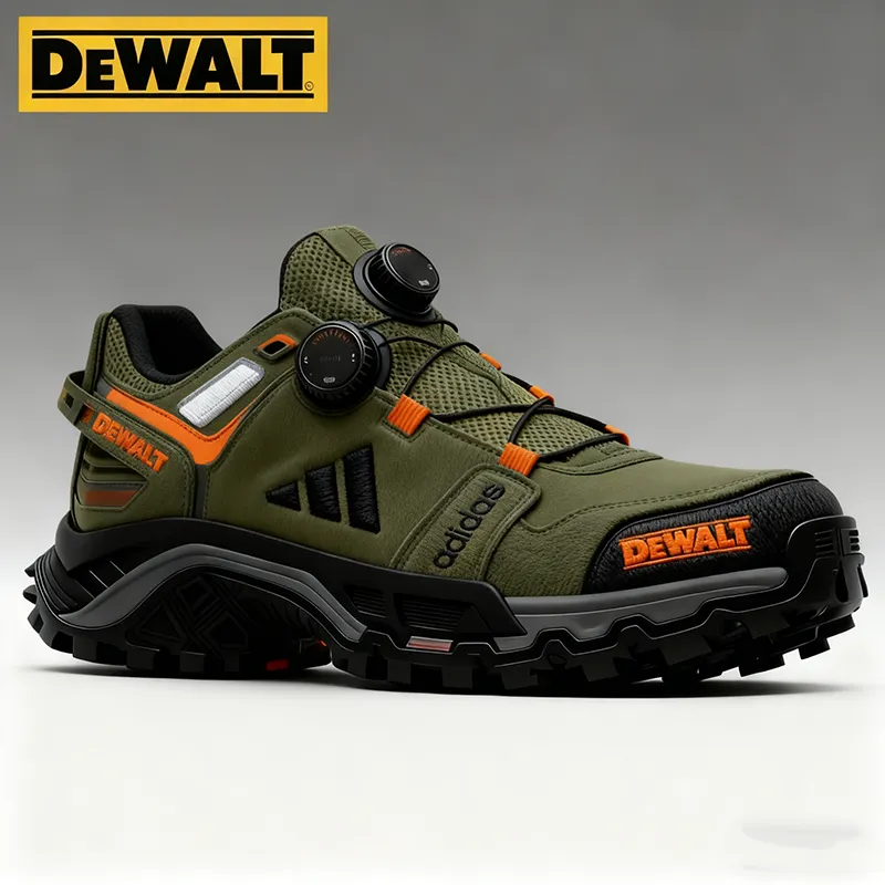 Nová pánská pracovní obuv od značek DEWALT a Adidas.