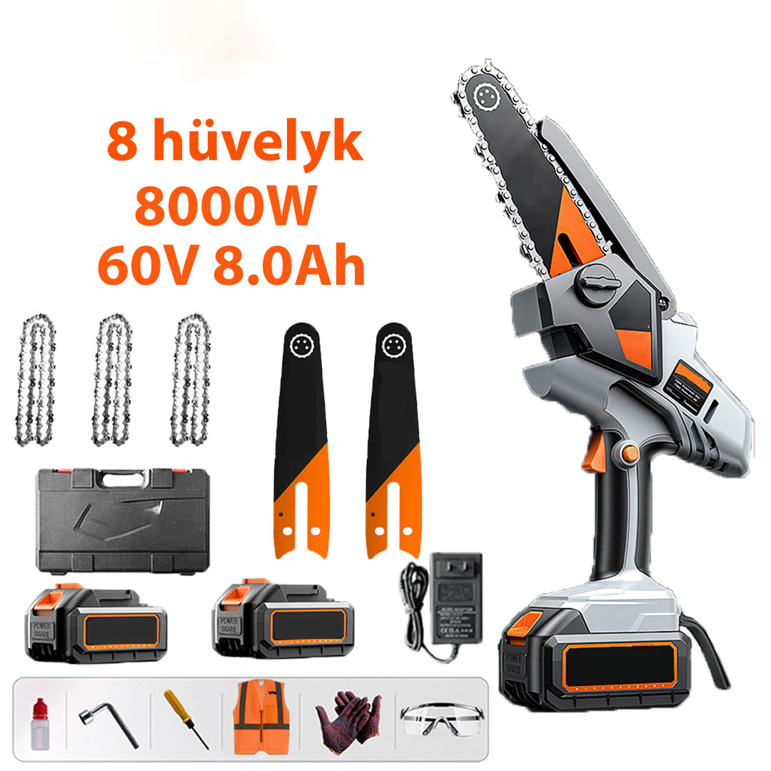 Přenosná řetězová pila 12000W s lithiovou baterií