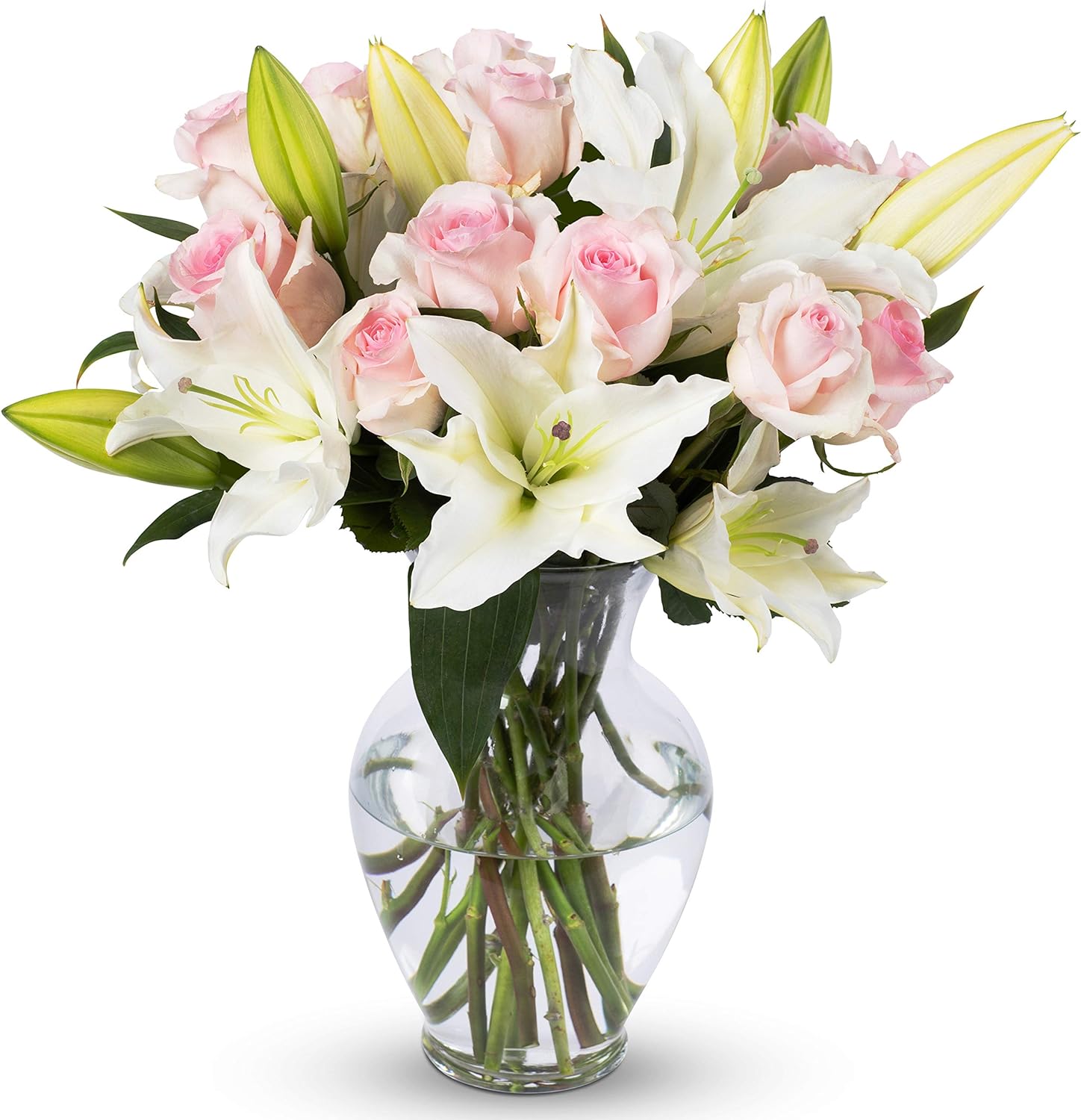 Pink Roses & Lilies