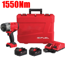 M18 FUEL Akumulátorový 1/2″ rázový utahovák s vysokým točivým momentem, baterie 6,0 Ah + 1550 Nm Max. točivý moment