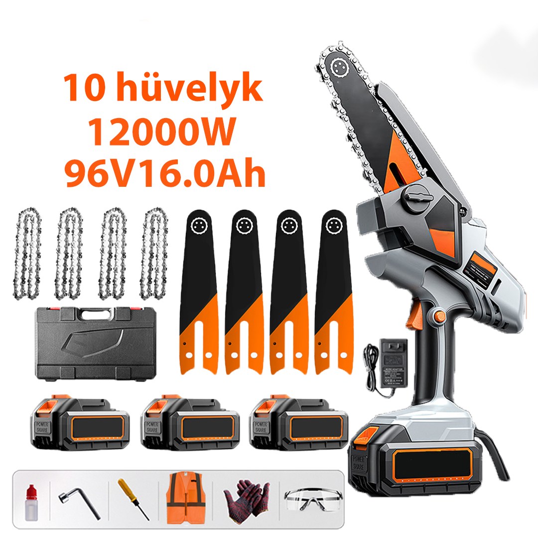 Přenosná řetězová pila 12000W s lithiovou baterií
