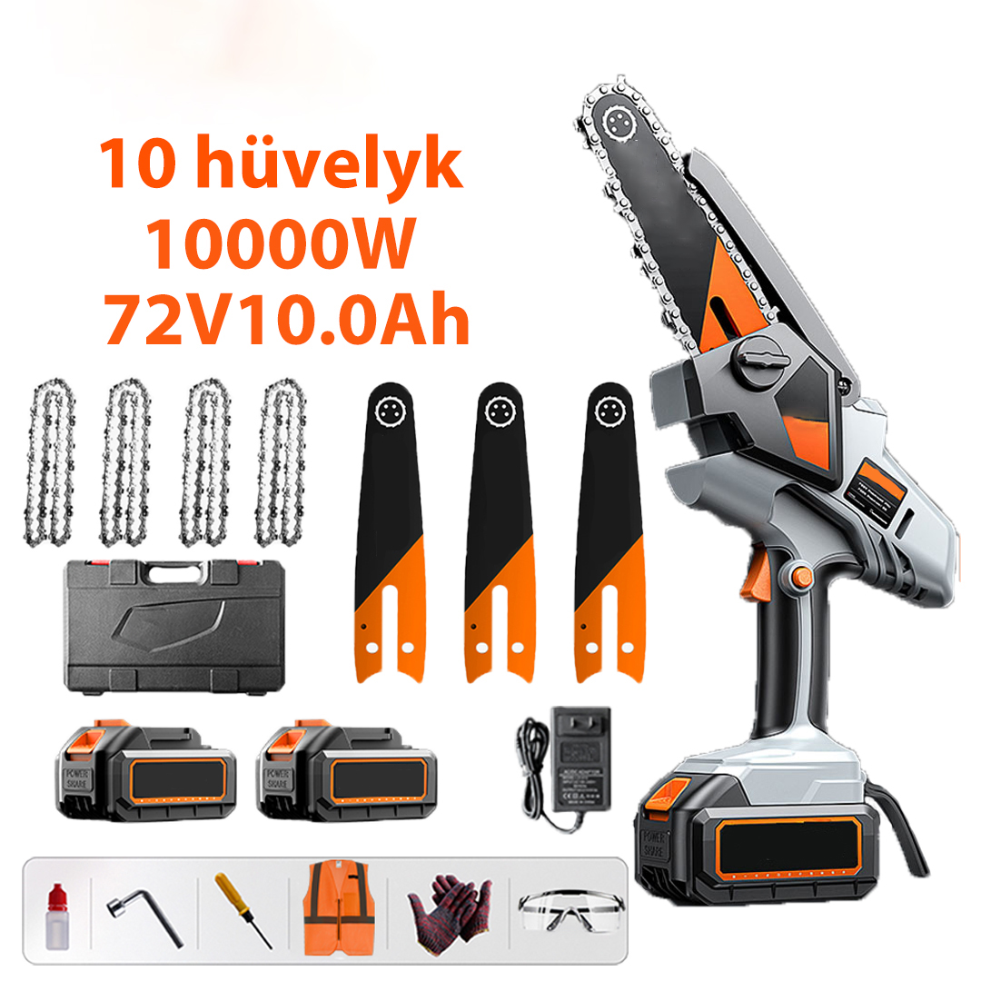 Přenosná řetězová pila 12000W s lithiovou baterií