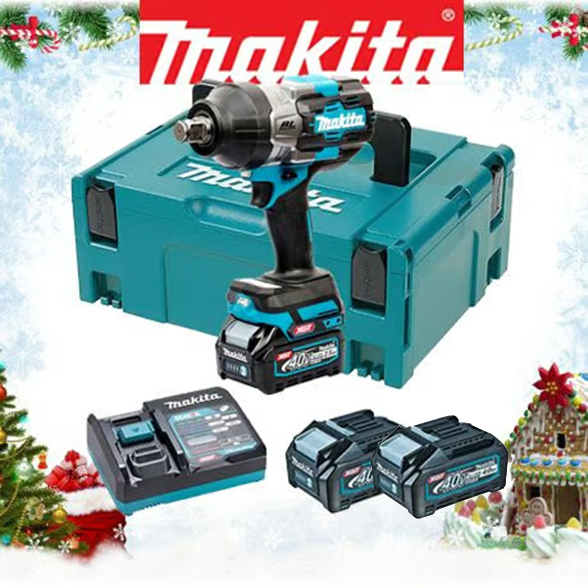 [Zasíláme z Japonska] Elektrický rázový utahovák Makita TW001 2000N.m/40V