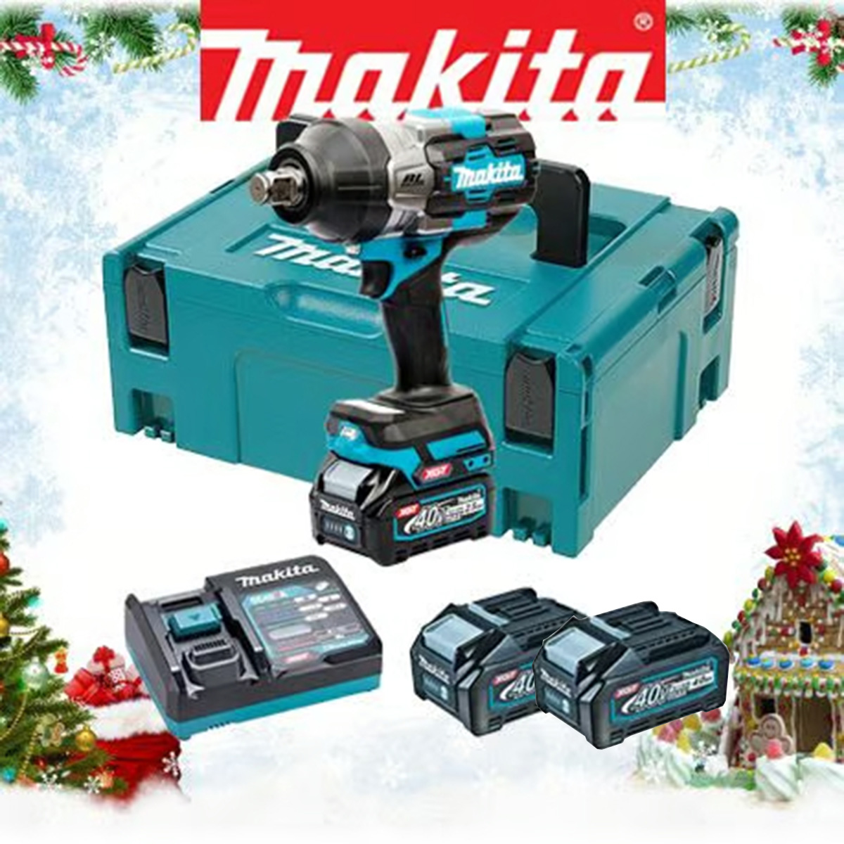 [Zasíláme z Japonska] Elektrický rázový utahovák Makita TW001 2000N.m/40V