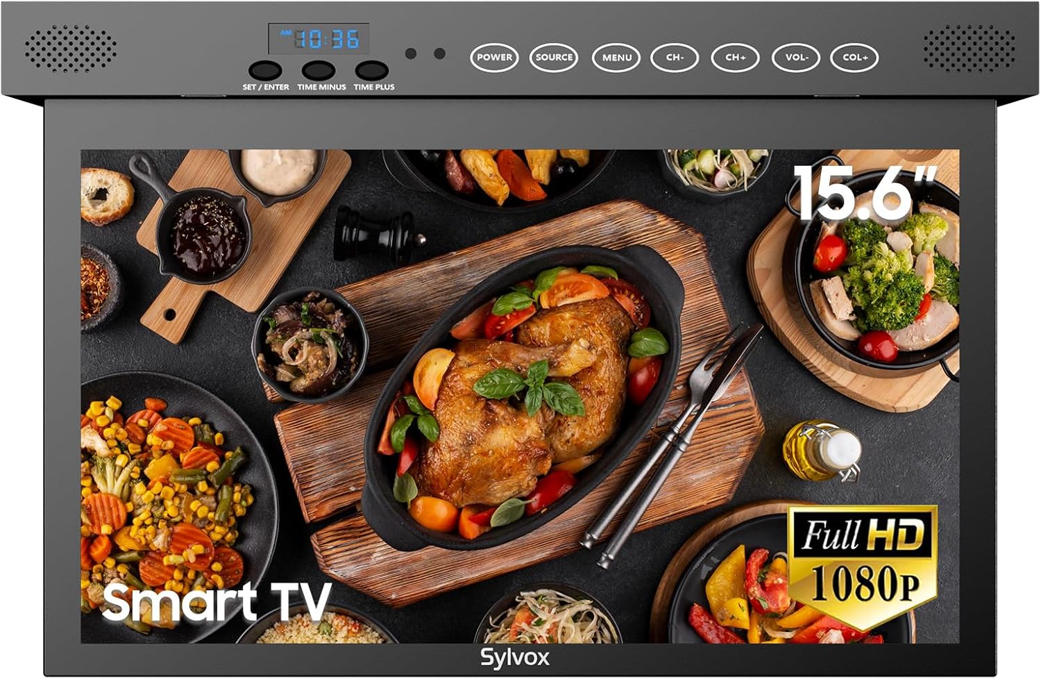 🚀1080P 15.6-inch kitchen TV with WiFi Bluetooth support【Global Delivery】