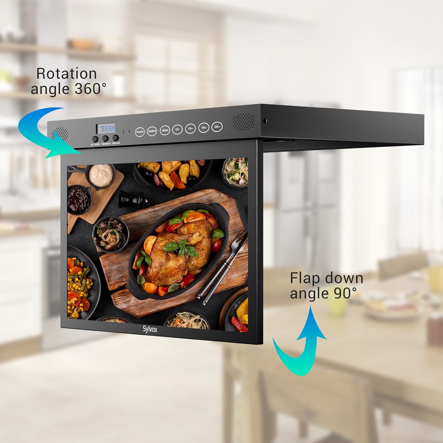 🚀1080P 15.6-inch kitchen TV with WiFi Bluetooth support【Global Delivery】