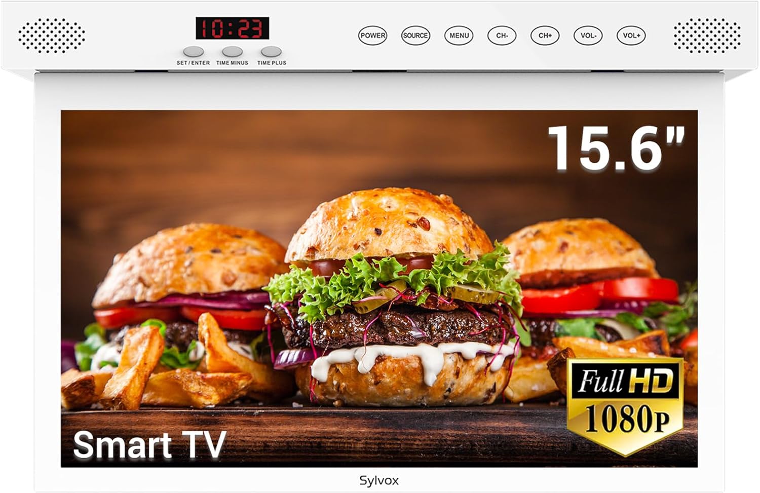 🚀1080P 15.6-inch kitchen TV with WiFi Bluetooth support【Global Delivery】