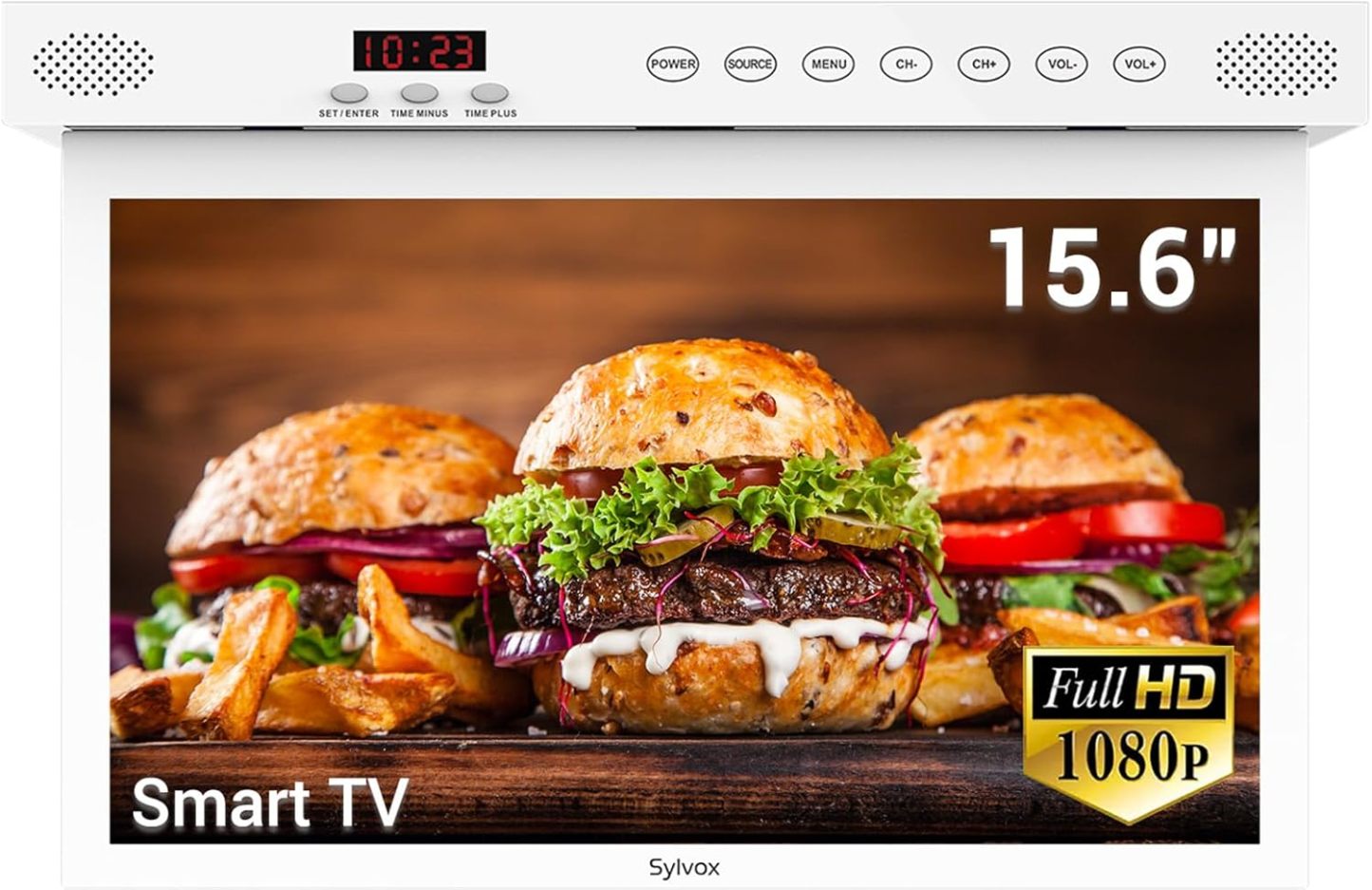 🚀1080P 15.6-inch kitchen TV with WiFi Bluetooth supportdian'j【Global