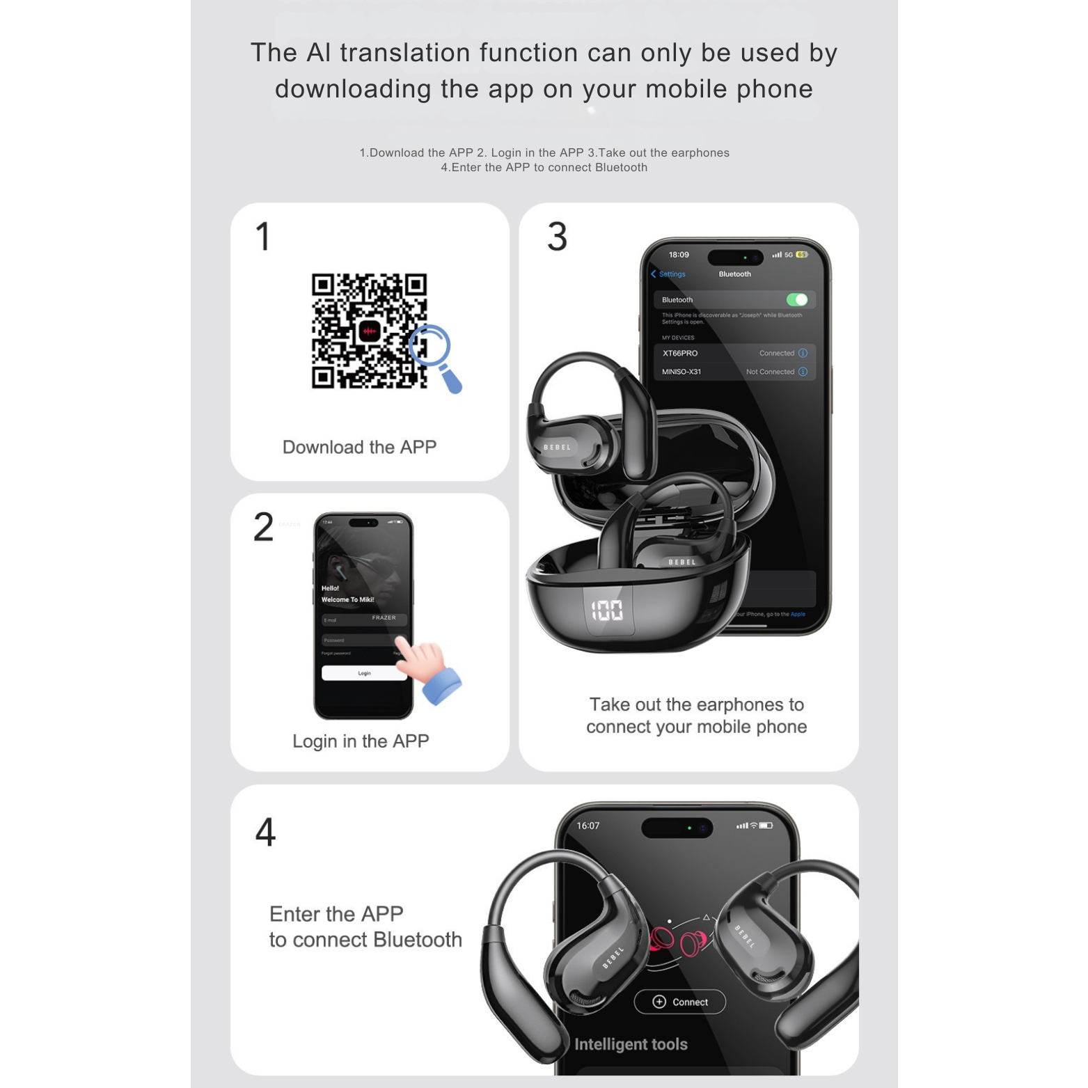 Bebel Transtlation Earpods⭐
