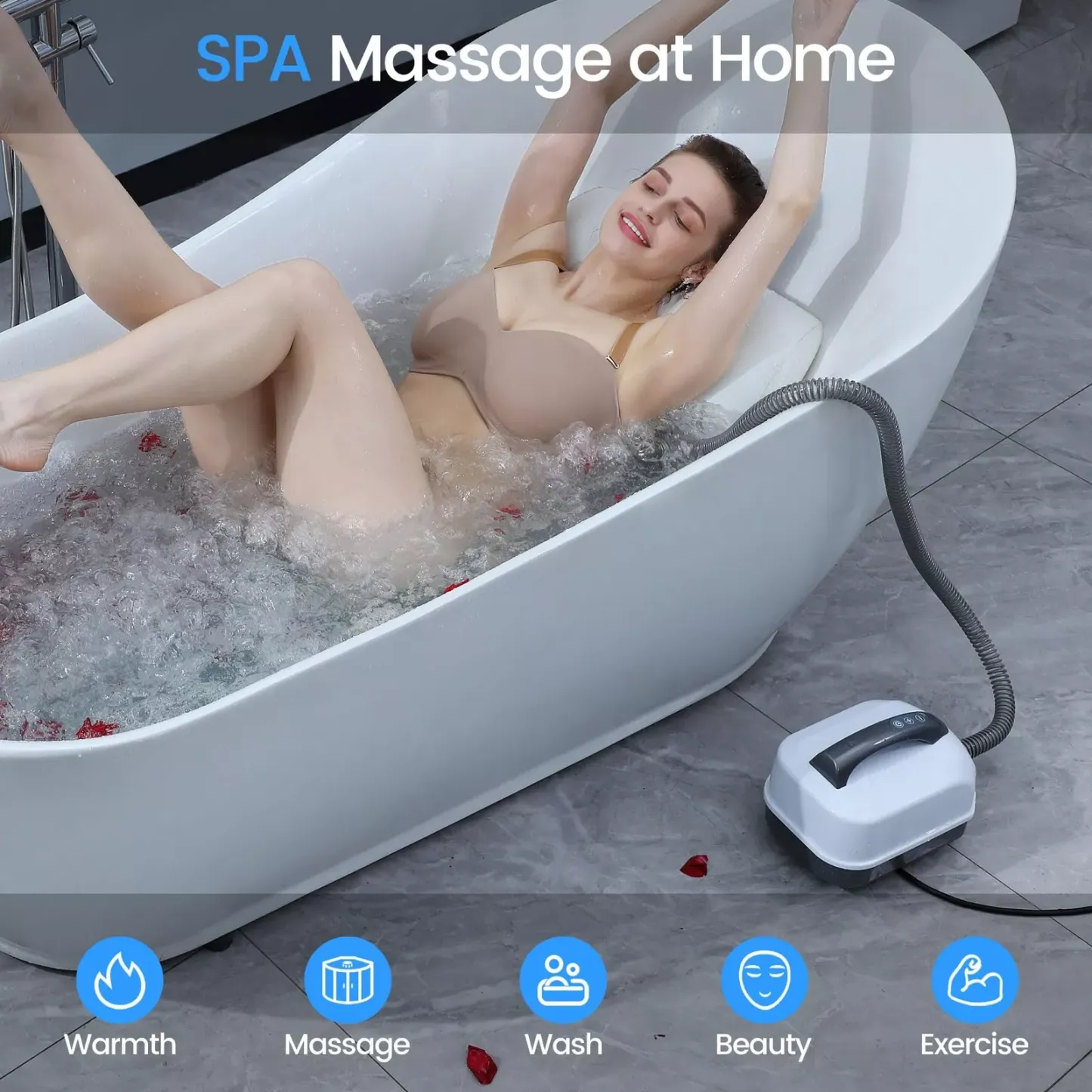 Electric Bathtub Bubble Massager