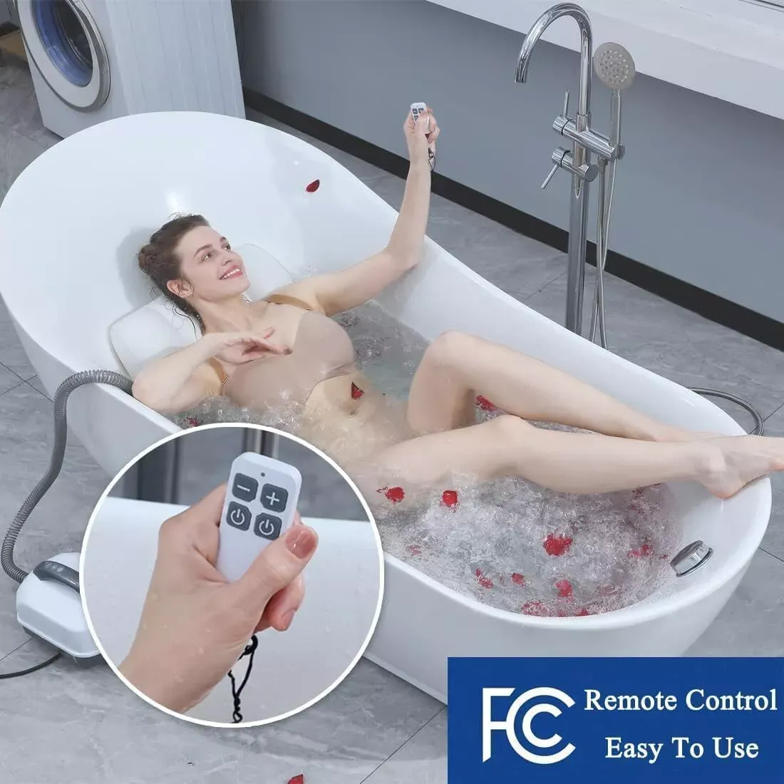 Electric Bathtub Bubble Massager