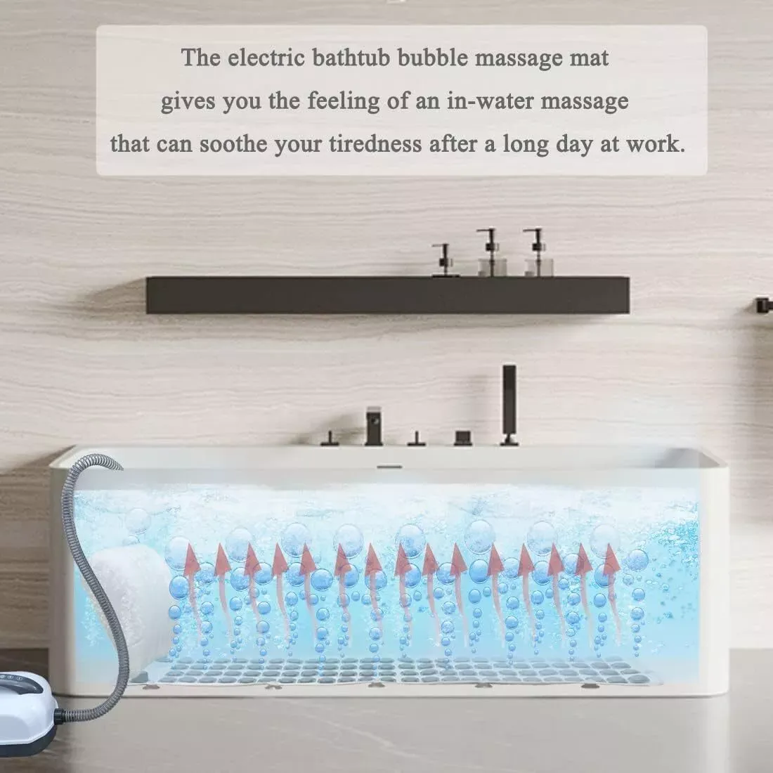 Electric Bathtub Bubble Massager