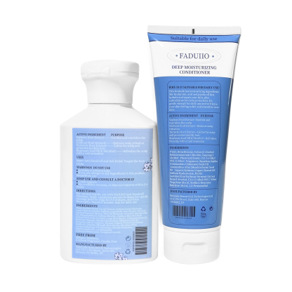 FADUIIO Anti-Dandruff Shampoo + Moisturizing Conditioner Set | Soothes Scalp & Reduces Visible Flakes | Sulfate & Paraben Free
