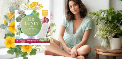 Dr. Lunin Herbal Sanitary Pads – Plant-Based, Breathable & Soft 