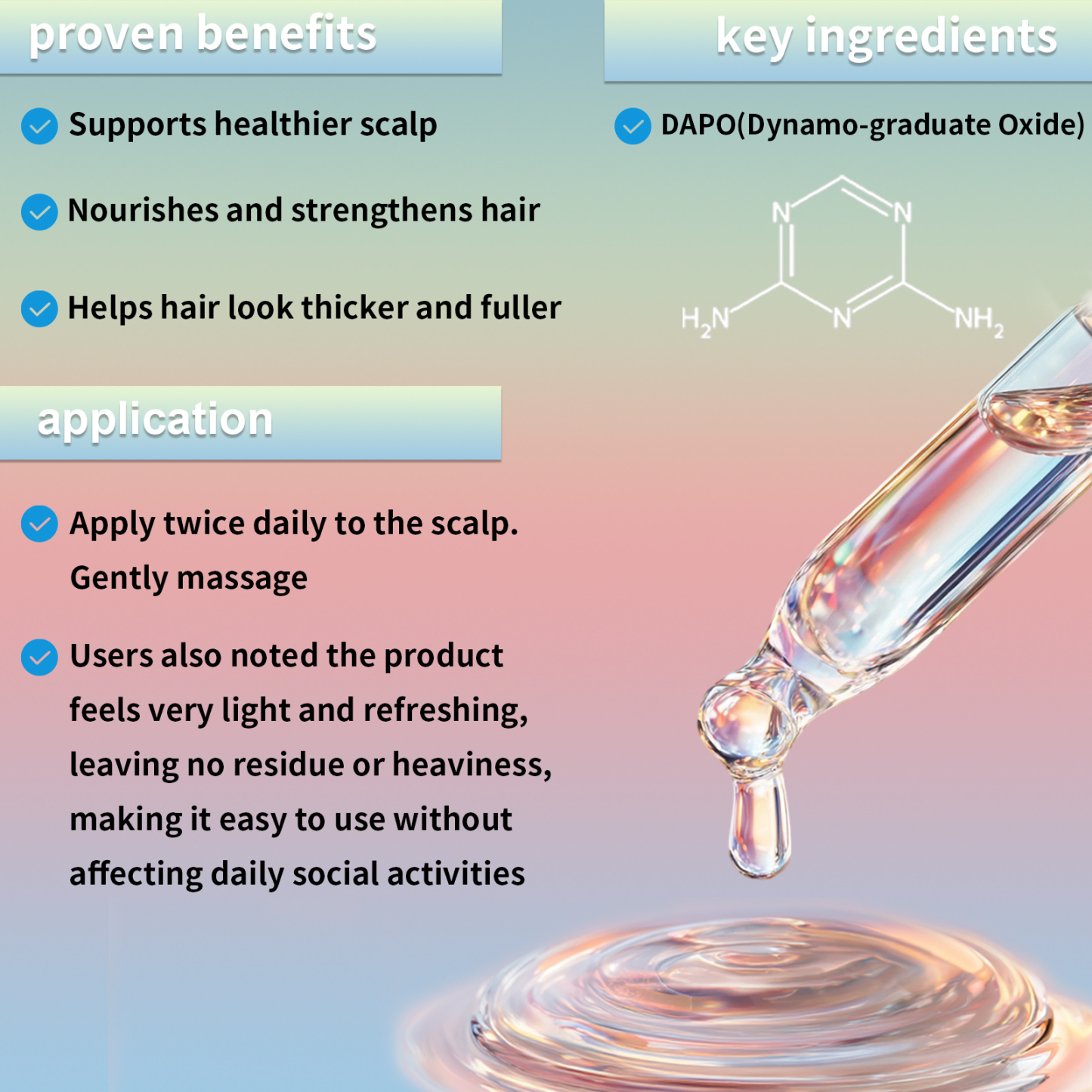 FADUIIO Hair Growth Serum with DAPO Biotin, Peptides, Caffeine & Ginseng – Daily Leave-In Treatment for Thinning Hair – Lightweight Formula for Visibly Thicker, Healthier-Looking Hair – 2 Fl Oz