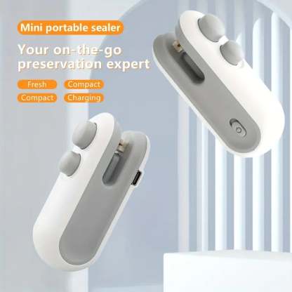 Small 2-in-1 Rechargeable Magnetic Snack Sealer Household Mini Sealing Machine