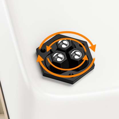 💝360° rotating three-ball caster(4PCS)