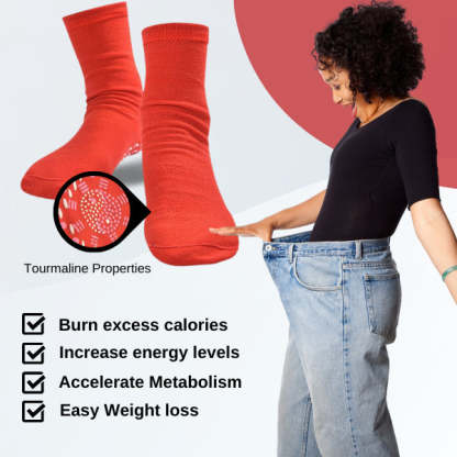 (🔥Last Day Promotion🔥- SAVE 48% OFF) Tourmaline Lymphvity Slimming Health Sock