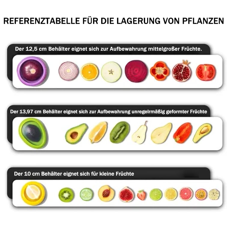 🔥🔥Sommerschlussverkauf-49% Rabatt🍎Obstaufbewahrungsbox aus Silikon