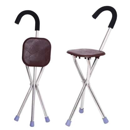 🔥Foldable Lightweight Seat Cane for Seniors Adult⭐