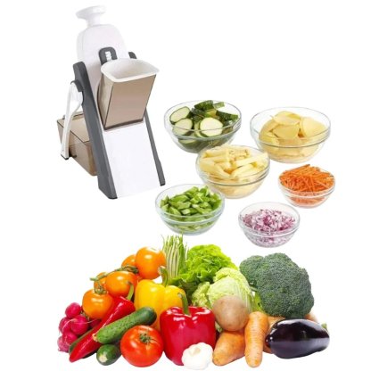 🥔🥕🍋🔥 Safe Mandoline Slicer for Kitchen