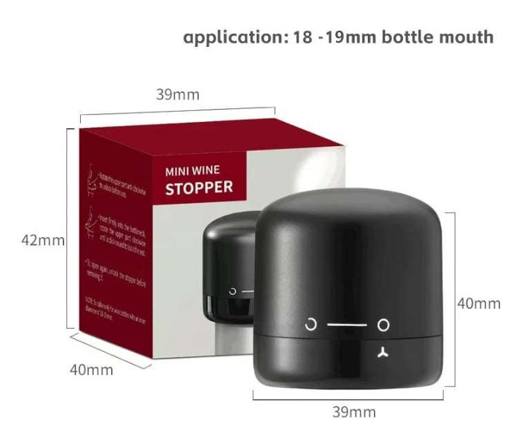🍾Vacuum Red Wine Bottle Cap Stopper