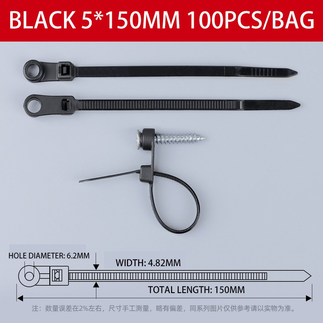 Screw Hole Cable Ties