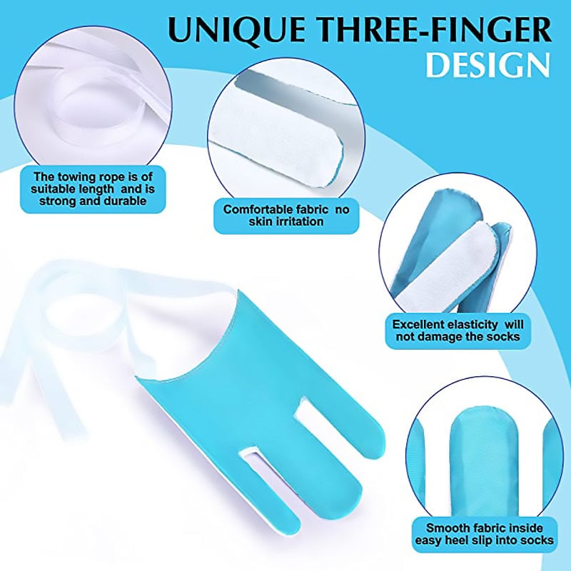Sock threader: No need to bend over to assist in wearing socks
