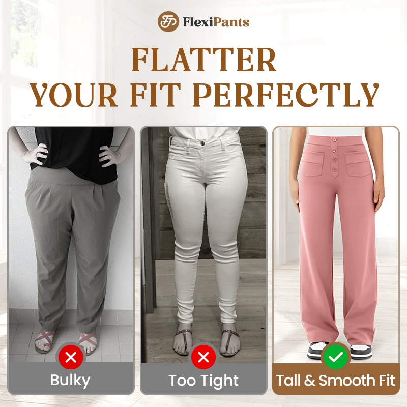 Women's Casual High Waist Stretch Pants