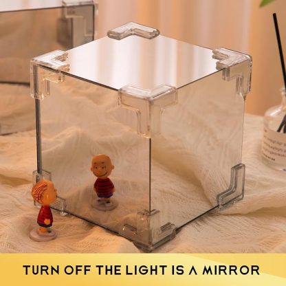 🌷Handmade DIY- Magic Cube Tulips Flower Table Lamp and Mirror 2 in 1💡